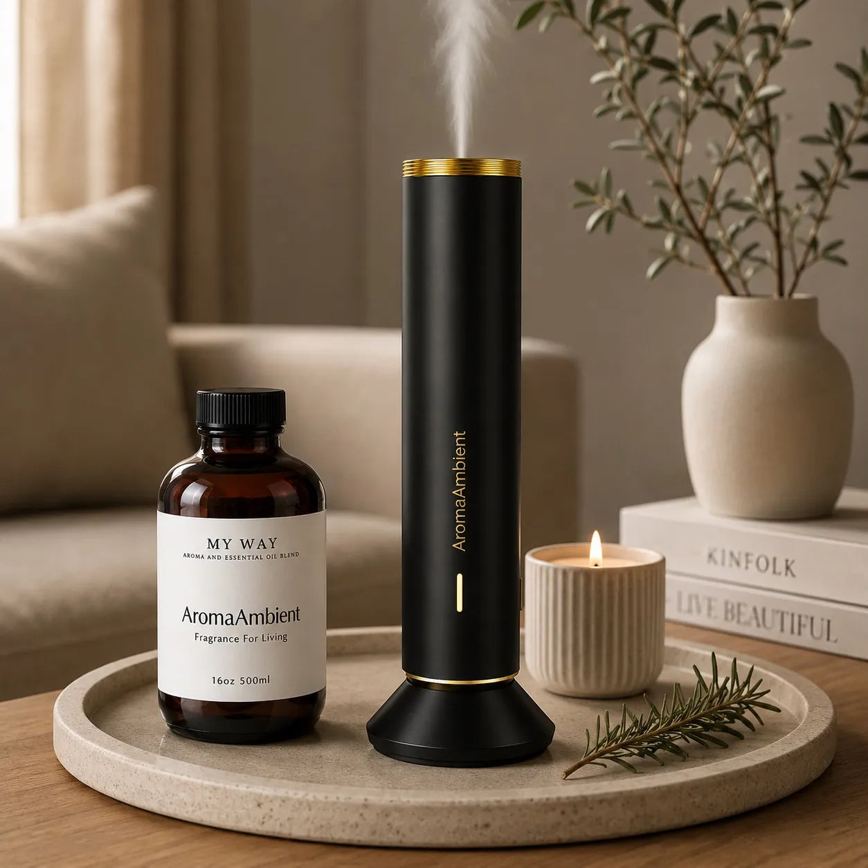 Black tower diffuser